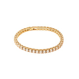 SILK & STEEL - Tennis Bracelet | Gold