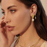 MURKANI - Aphrodite Goddess - Small Pearl Earrings | Gold