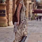 SPELL - Snow Leopard Strappy Gown - Animal
