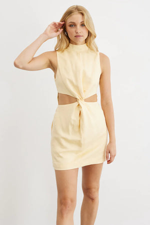 SOVERE / - Asset Mini Dress - Lemon Custard