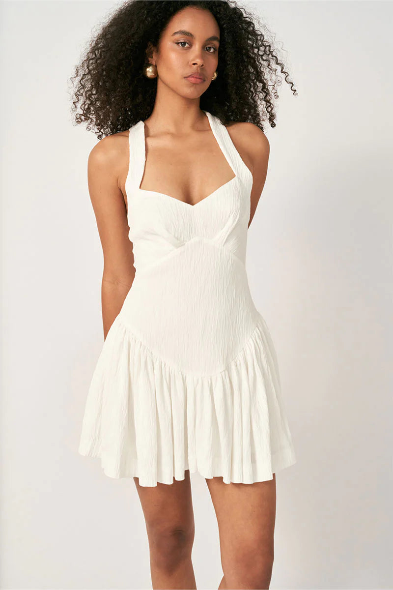 SOVERE / - Georgia Mini Dress - White