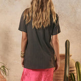 SPELL - Coco Cantina Biker Tee - Charcoal