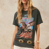 SPELL - Elysian Biker Tee - Charcoal
