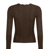 SPELL - Lou Lou Knit Top - Cacao