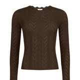 SPELL - Lou Lou Knit Top - Cacao