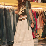 SPELL - Love In The Afternoon Lace Maxi Skirt - Daisy