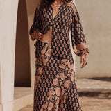 SPELL - Marmont Maxi Skirt - Whiskey
