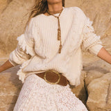 SPELL - Nomadic Knit Jumper - Cloud