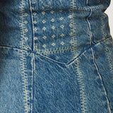 SPELL - Road Trip Denim Vest Dress - Bandana