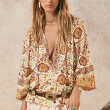 SPELL - Sannah Blouse - Golden Ochre