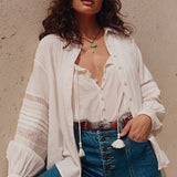 SPELL - Stevie Lace Shirt