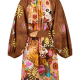 SPELL - Birth of Venus Tunic Dress - Caramel