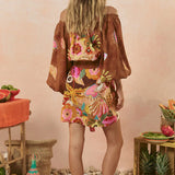 SPELL - Birth of Venus Tunic Dress - Caramel