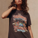 SPELL - Wonderland Biker Tee - Charcoal