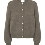 AMERICAN DREAMS - Susan Alpaca Cardigan - Light Taupe