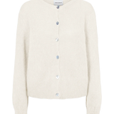 AMERICAN DREAMS - Susan Alpaca Cardigan - White