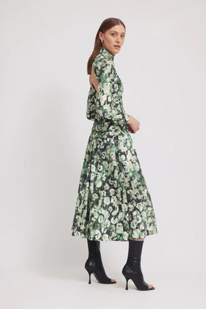 Tojha - Emerald Dress - Meadow Floral