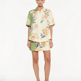 KIVARI - Lotte Shirt - Green / Cream