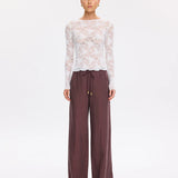 KIVARI - Victoria Lace Top - Cream