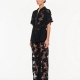 KIVARI - Jaxon Lace Shirt - Black