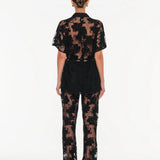 KIVARI - Jaxon Lace Shirt - Black
