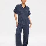 KIVARI - Jaxon Shirt - Petrol