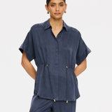 KIVARI - Jaxon Shirt - Petrol