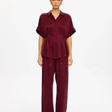 KIVARI - Jaxon Shirt - Plum