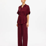 KIVARI - Jaxon Shirt - Plum