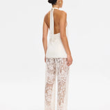 KIVARI - Arabella Halter Top - Cream