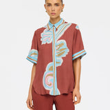 KIVARI - Enzo Shirt - Maroon