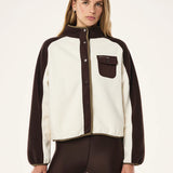 P.E NATION - Takeover Jacket - Whisper White