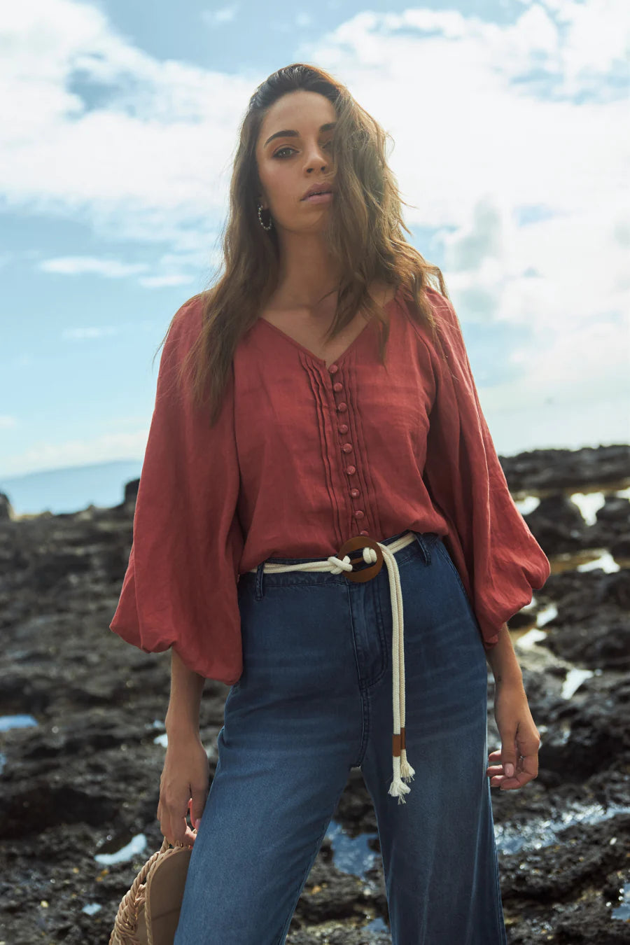 The Bay - Coopers Blouse - Rust