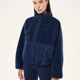 P.E NATION - Technique Quilt Jacket - Dark Navy