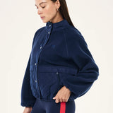 P.E NATION - Technique Quilt Jacket - Dark Navy