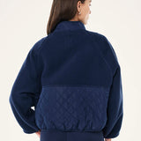 P.E NATION - Technique Quilt Jacket - Dark Navy