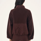 P.E NATION - Technique Quilt Jacket - Mahogany
