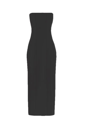 Tojha - Prim Bonded - Crepe Dress - Black