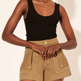 Kivari - Tallulah Scoop Tank - Black