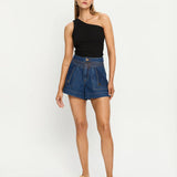 KIVARI - Celene Denim Short - Indigo Blue