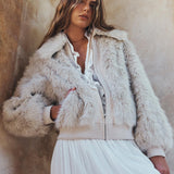 SPELL - The Brooklyn Flea Bomber Jacket - Frost