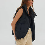 TOAST SOCIETY - Puffer Vest - Black