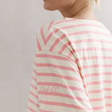 CAITLIN CRISP - Marina Boat Neck - Pink Stripe