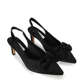 KATHRYN WILSON - Emily Heel - Black Satin