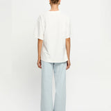 KIVARI - Vera Asymmetrical Tee - Ivory