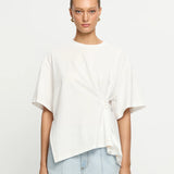 KIVARI - Vera Asymmetrical Tee - Ivory
