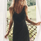 SPELL - Vina Lace Slip Dress - Midnight