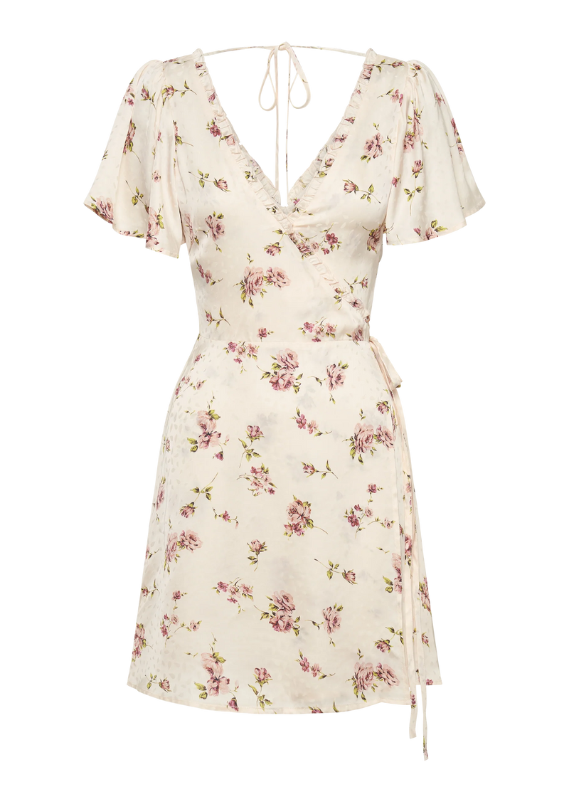 Auguste - Pepper Mini Dress - Ivory Isla Floral