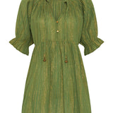 AUGUSTE - Brielle Mini Dress - Seasonal Green