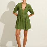 AUGUSTE - Brielle Mini Dress - Seasonal Green